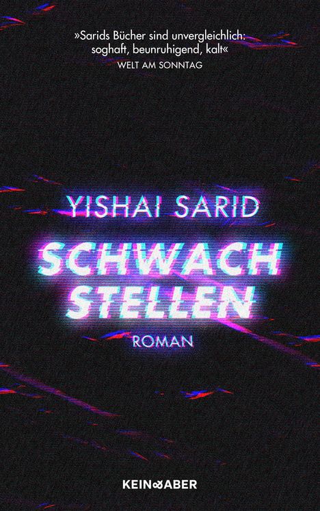 Yishai Sarid: Schwachstellen, Buch