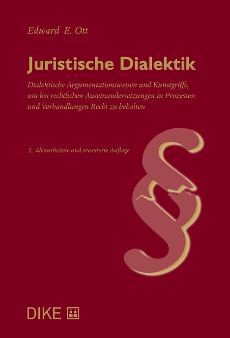 Edward E. Ott: Juristische Dialektik, Buch