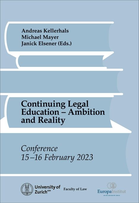 Andreas Kellerhals: Continuing Legal Education, Buch