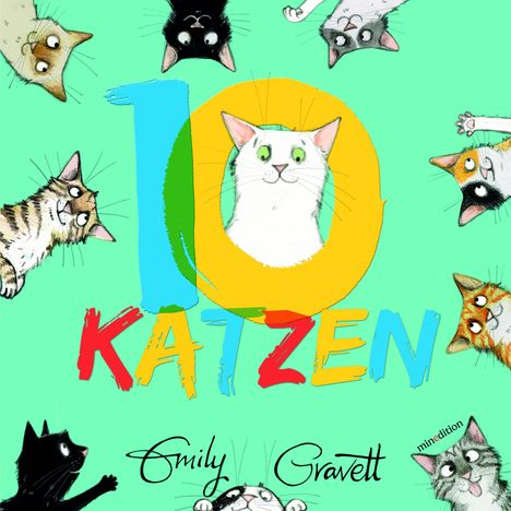 Emily Gravett: 10 Katzen, Buch