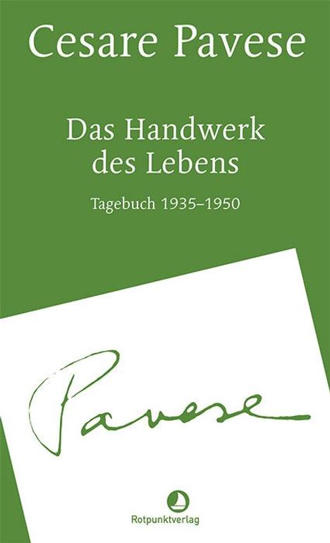 Cesare Pavese: Das Handwerk des Lebens, Buch