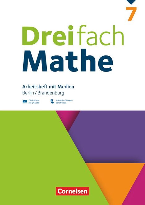 Dreifach Mathe 7. Schuljahr - Berlin und Brandenburg - Arbeitsheft mit Medien und Lösungen, Buch