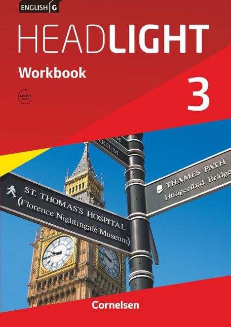 Gwen Berwick: English G Headlight 03: 7. Schuljahr. Workbook mit Audios online. Allgemeine Ausgabe, Buch