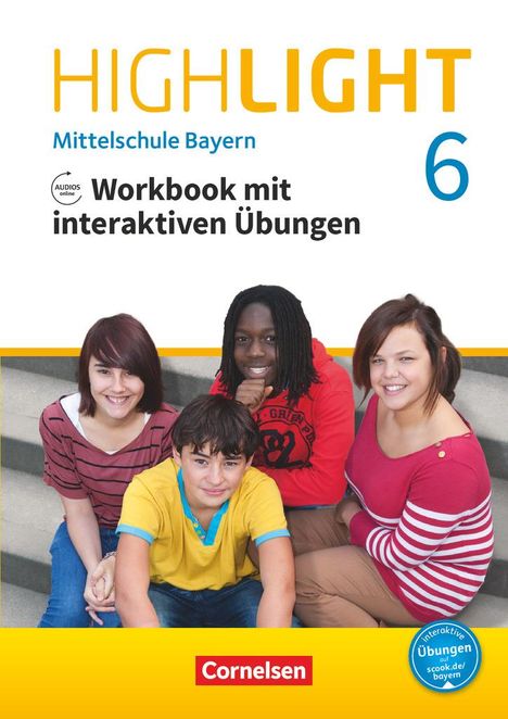 Gwen Berwick: Highlight 6. Jahrgangsstufe - Mittelschule Bayern - Workbook mit interaktiven Übungen auf scook.de, 2 Bücher