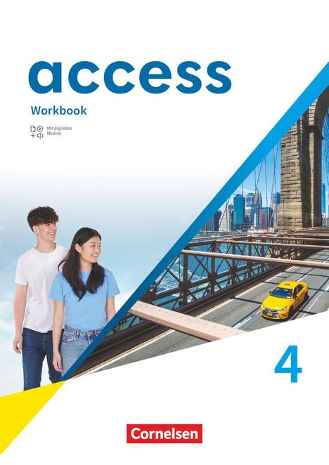 Peadar Curran: Access Band 4: 8. Schuljahr - Allgemeine Ausgabe 2022 - Workbook mit digitalen Medien, Buch