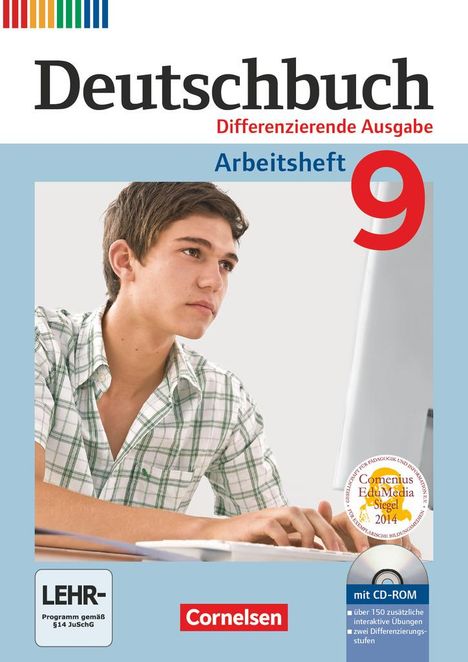 Friedrich Dick: Deutschbuch - Differenzierende Ausgabe 9. Schuljahr - Arbeitsheft mit Lösungen und Übungs-CD-ROM, Buch