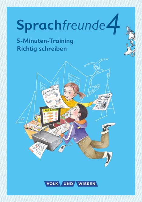 Sprachfreunde - Ausgabe Nord/Süd 4. Schuljahr - 5-Minuten-Training "Richtig schreiben", Buch