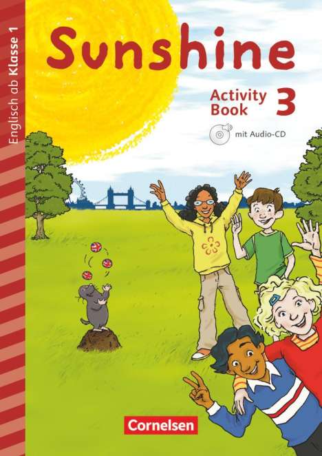 Tanja Beattie: Sunshine - Early Start Edition 3. Schuljahr - Nordrhein-Westfalen - Activity Book mit Audio-CD, Minibildkarten und Faltbox, Buch