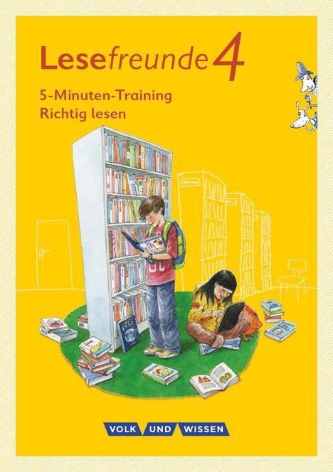 Irene Hoppe: Lesefreunde. 4. Schuljahr - 5-Minuten-Training "Richtig lesen" - Östliche Bundesländer und Berlin, Buch