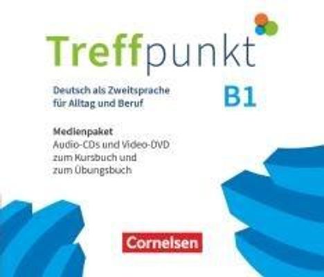 Treffpunkt - Deutsch für die Integration B1: Gesamtband- Allgemeine Ausgabe - Medienpaket zum Kursbuch und Übungsbuch - Mit Audio-CDs und Video-DVDs, CD