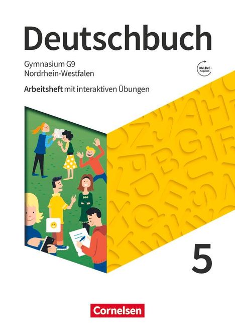 Christine Eichenberg: Deutschbuch Gymnasium 5. Schuljahr - Nordrhein-Westfalen - Neue Ausgabe - Arbeitsheft mit interaktiven Übungen auf scook.de, Buch