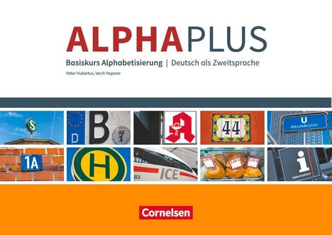 Peter Hubertus: Alpha plus - Basiskurs A1 - Kursbuch und Übungsheft, 2 Bücher