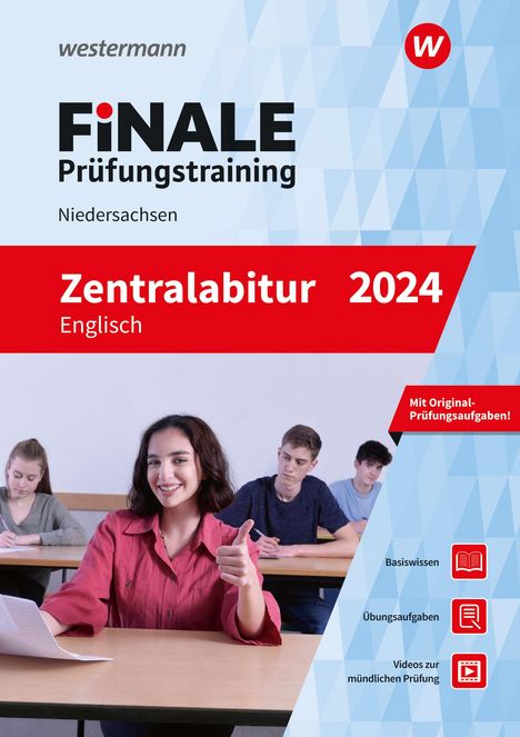 Anne Böker: FiNALE Prüfungstraining Zentralabitur Niedersachsen. Englisch 2024, 1 Buch und 1 Diverse