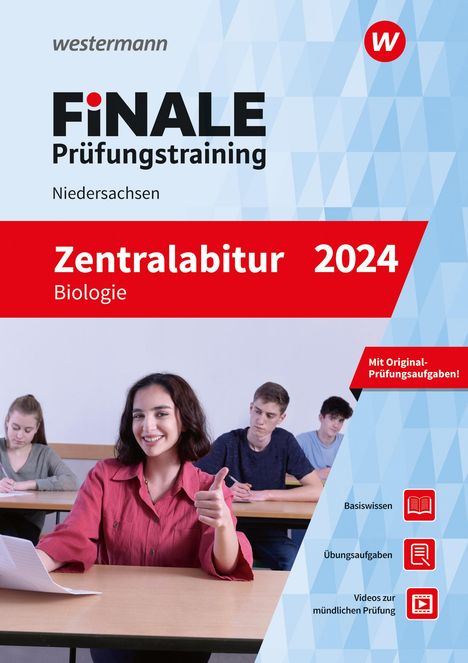 Elena Rey Martinez: FiNALE Prüfungstraining Zentralabitur Niedersachsen. Biologie 2024, 1 Buch und 1 Diverse