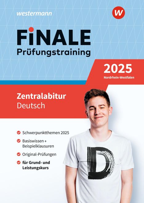 Martin Kottkamp: FiNALE Prüfungstraining Zentralabitur Nordrhein-Westfalen. Deutsch 2025, 1 Buch und 1 Diverse