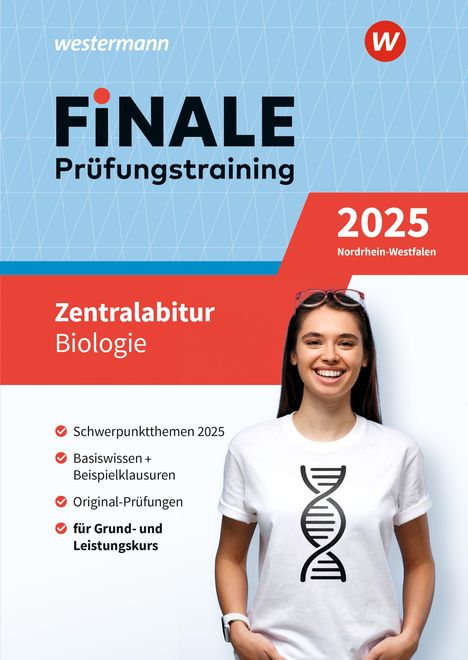 Anna Lena Peckrun: FiNALE Prüfungstraining Zentralabitur Nordrhein-Westfalen. Biologie 2025, 1 Buch und 1 Diverse