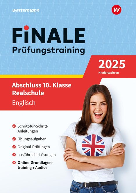 Katja Werthen-Giles: FiNALE Prüfungstraining Abschluss 10. Klasse Realschule Niedersachsen. Englisch 2025, 1 Buch und 1 Diverse