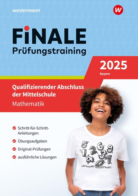 FiNALE Prüfungstraining Qualifizierender Abschluss Mittelschule Bayern. Mathematik 2025, 1 Buch und 1 Diverse