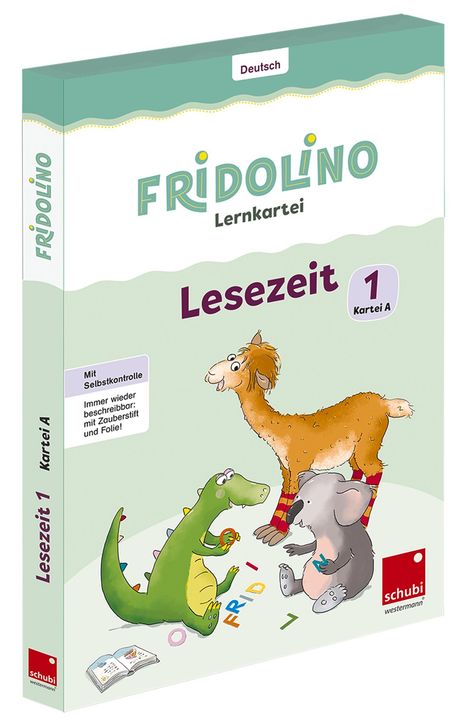Fridolino-Lernkartei. Lesezeit 1. Schuljahr (Box A), Buch