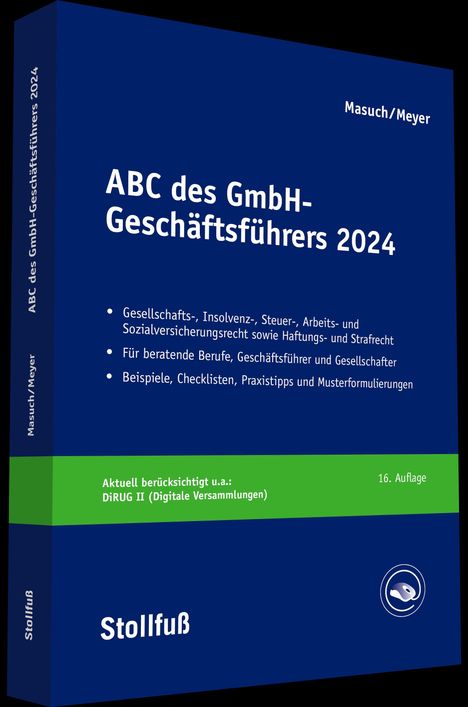 Andreas Masuch: ABC des GmbH-Geschäftsführers 2024, Buch
