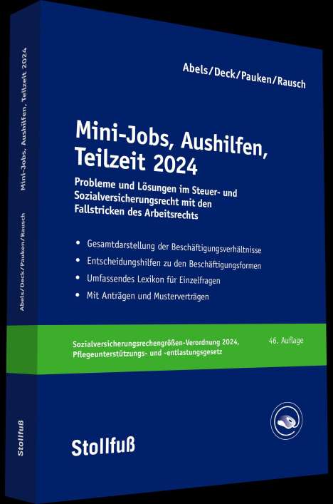 Andreas Abels: Mini-Jobs, Aushilfen, Teilzeit 2024, Buch