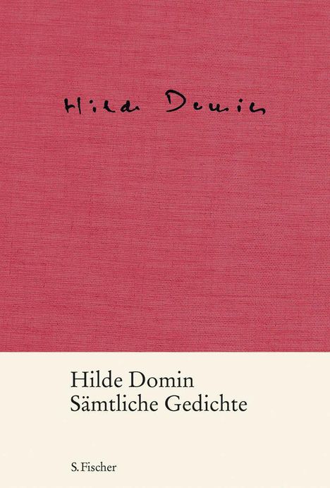 Hilde Domin: Sämtliche Gedichte, Buch