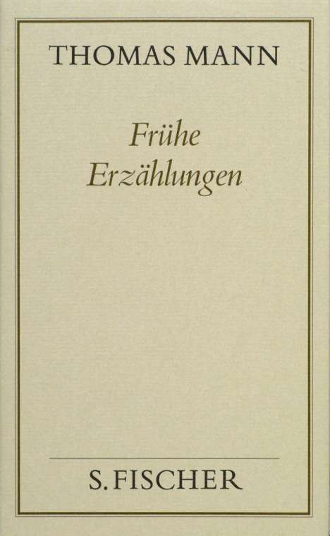 Thomas Mann: MANN, T: WERKE 4 ERZAEHLUNGEN <FFM>, Buch