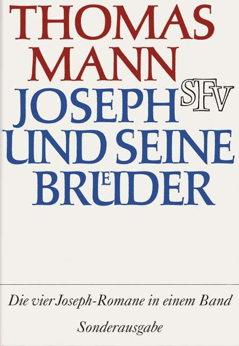Thomas Mann: Joseph und seine Brüder, Buch