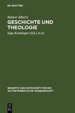 Rainer Albertz: Geschichte und Theologie, Buch