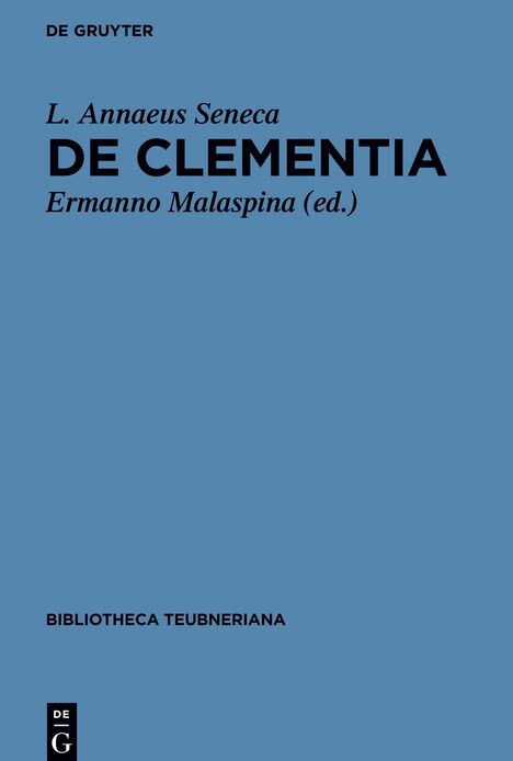 Lucius Annaeus Seneca: De clementia libri duo, Buch