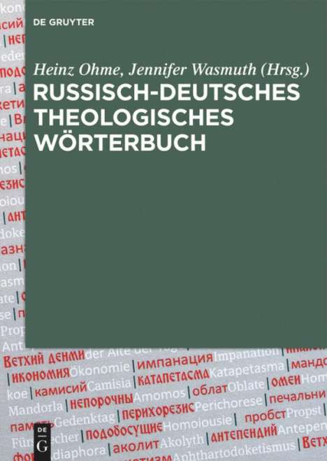 Russisch-Deutsches Theologisches Wörterbuch (RDThW), Buch