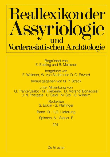 Reallexikon der Assyriologie und Vorderasiatischen Archäologie, Bd 13/Lieferung 1/2, Spinnen. A - Steuer. E, Buch