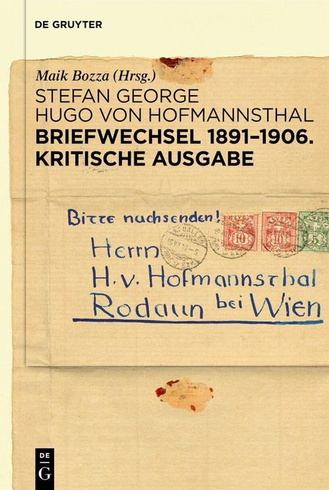 Stefan George: Briefwechsel 1891-1906. Kritische Ausgabe, Buch