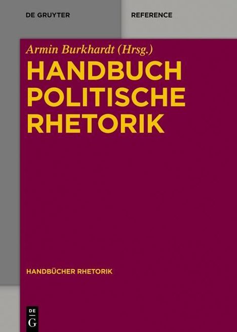 Handbuch Politische Rhetorik, Buch