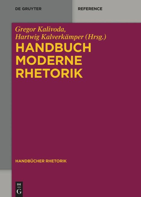 Handbuch Moderne Rhetorik, Buch