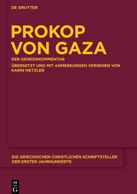 Prokop von Gaza, Buch