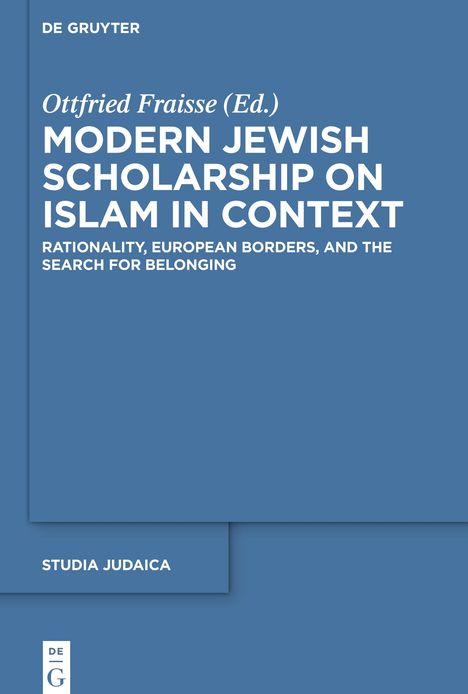 Modern Jewish Scholarship on Islam in Context, Buch