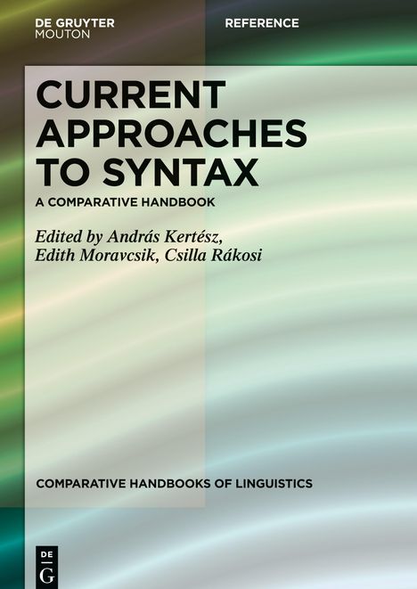 Current Approaches to Syntax, Buch