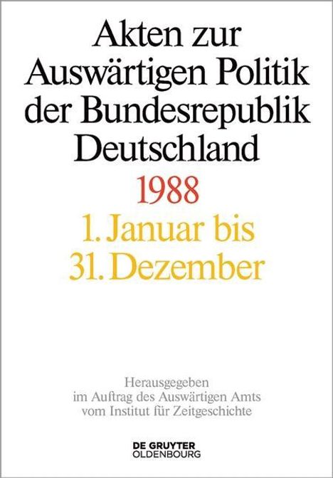 Akten zur Auswärtigen Politik der Bundesrepublik Deutschland, Buch