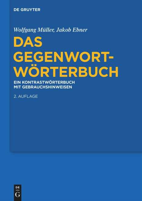 Wolfgang Müller: Das Gegenwort-Wörterbuch, Buch