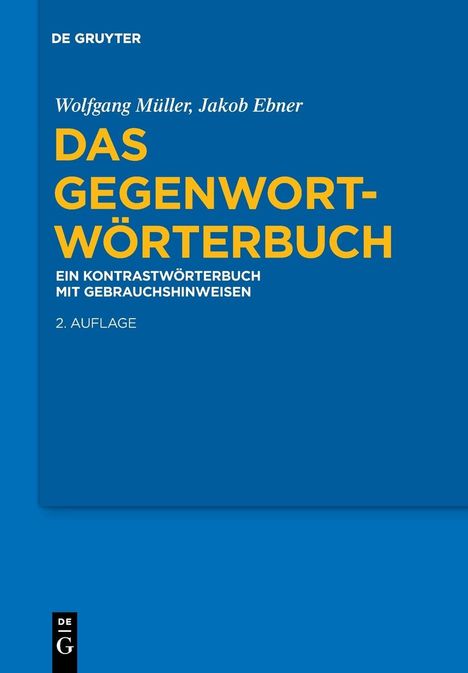 Wolfgang Müller: Das Gegenwort-Wörterbuch, Buch