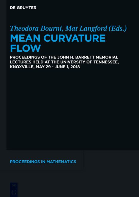 Mean Curvature Flow, Buch