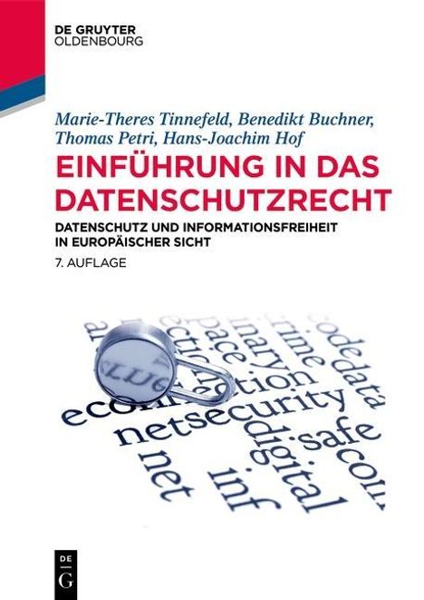 Marie-Theres Tinnefeld: Tinnefeld, M: Einführung in das Datenschutzrecht, Buch