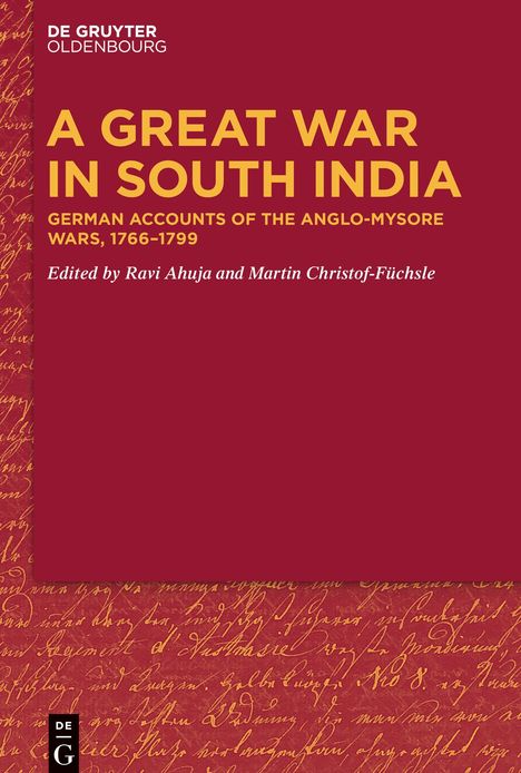 A Great War in South India, Buch