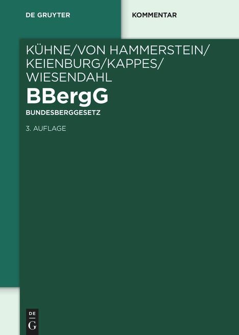 BBergG Bundesberggesetz, Buch