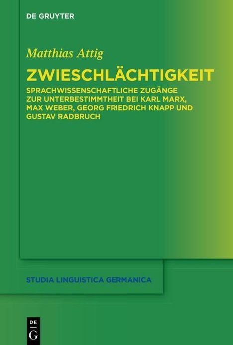 Matthias Attig: Attig, M: Zwieschlächtigkeit, Buch