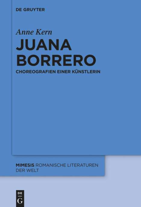 Anne Kern: Juana Borrero, Buch