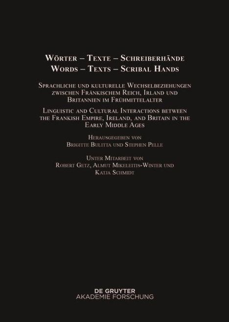 Wörter - Texte - Schreiberhände / Words - Texts - Scribal Hands, Buch