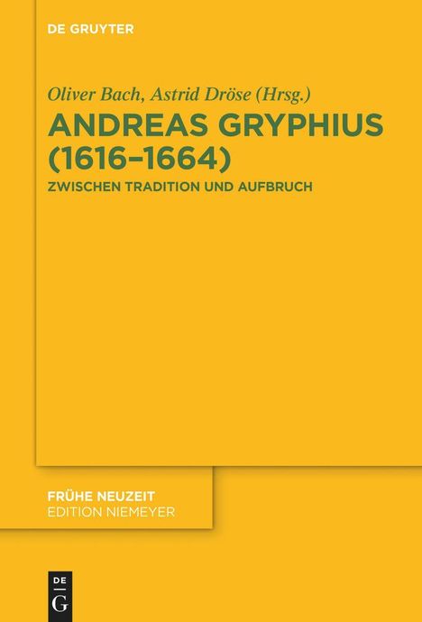 Andreas Gryphius (1616-1664), Buch