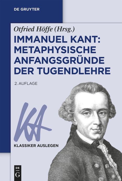 Immanuel Kant: Metaphysische Anfangsgründe der Tugendlehre, Buch